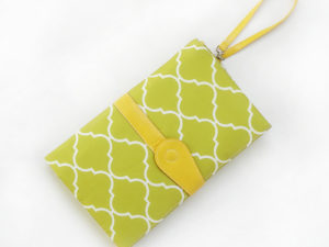 Tapis à langer de voyage - Fashion, couleur vert citron