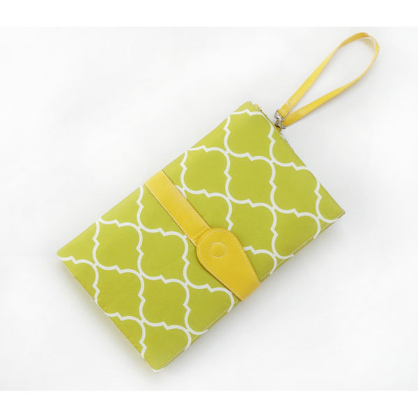 Tapis à langer de voyage - Fashion, couleur vert citron