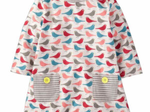 Robe d'hiver pour fille - Motifs oiseaux