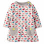 Robe d'hiver pour fille - Motifs oiseaux