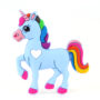 Licorne à mordiller pour bébé - Couleur bleu - Anneau de dentition bébé