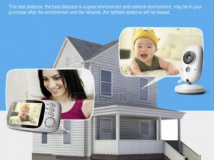 Moniteur bébé avec écran LCD pour surveiller bébé quand il dort