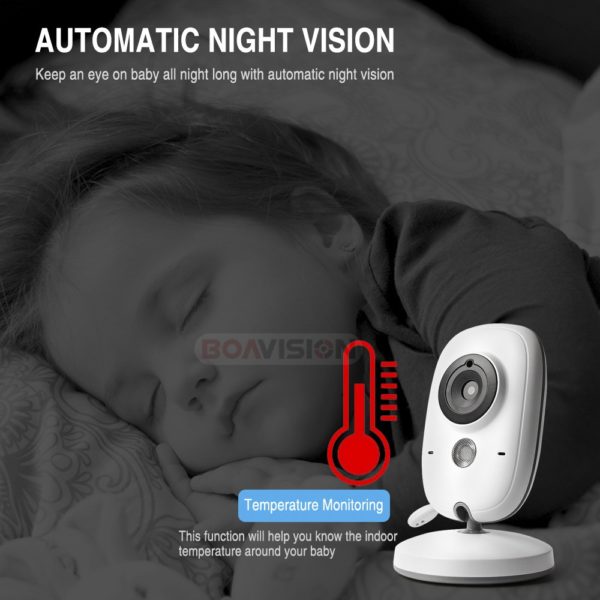 Baby Monitor - Vision nocturne pour surveiller son enfant dans l'obscurité