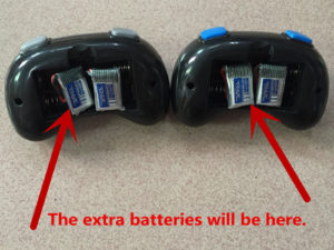 Piles télécommandes drone