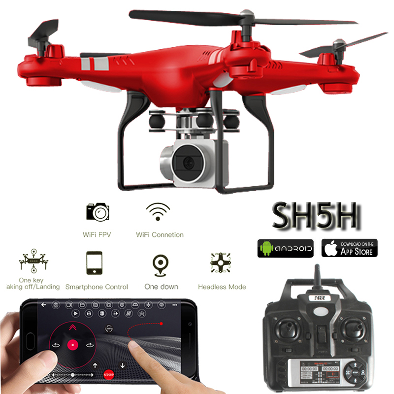 Drone Quadcopter SH5H avec ou sans caméra (HD) - Télécommande