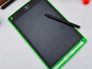 Tablette verte, écran LCD, pour écrire et dessiner