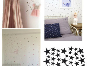 Stickers muraux étoiles déco chambre bébé
