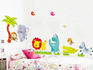Stickers muraux animaux pour décorer la chambre des enfants