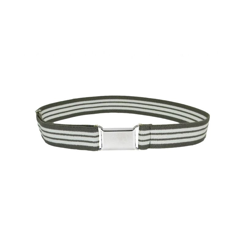 CoKeeSun 4 Pièces Ceinture Enfant Garçon Réglable, Ceinture Elastique Pour Enfants Avec Boucle Carrée Argentée, Enfants Ceinture Elastique Stretch