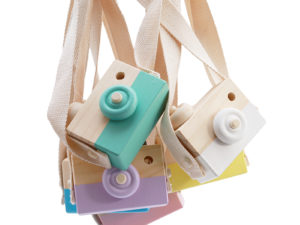 Appareils photos jouet en bois