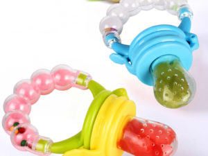 Tétines pour sevrage bébé avec anneau d'éveil bébé