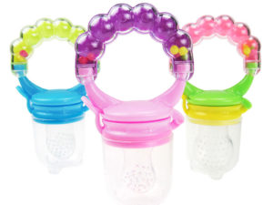 3 tétines alimentaires pour bébé