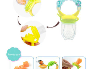 Sucette bébé avec ajout d'aliments à l'intérieur