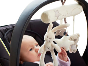 Peluches siège auto bébé