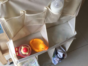 Étagère de rangement table à langer (en tissu)