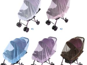 Moustiquaire bébé à fixer à la poussette