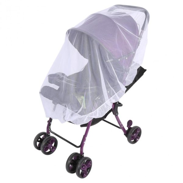 Moustiquaire poussette bébé - couleur blanc