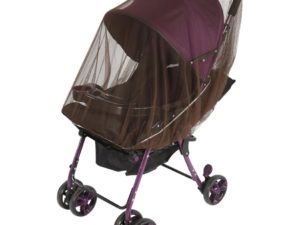 Moustiquaire poussette bébé - couleur café