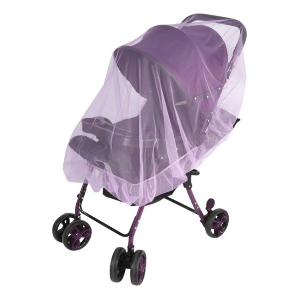 Moustiquaire poussette bébé - couleur mauve