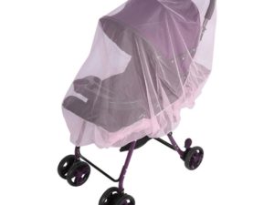 Moustiquaire poussette bébé - couleur rose