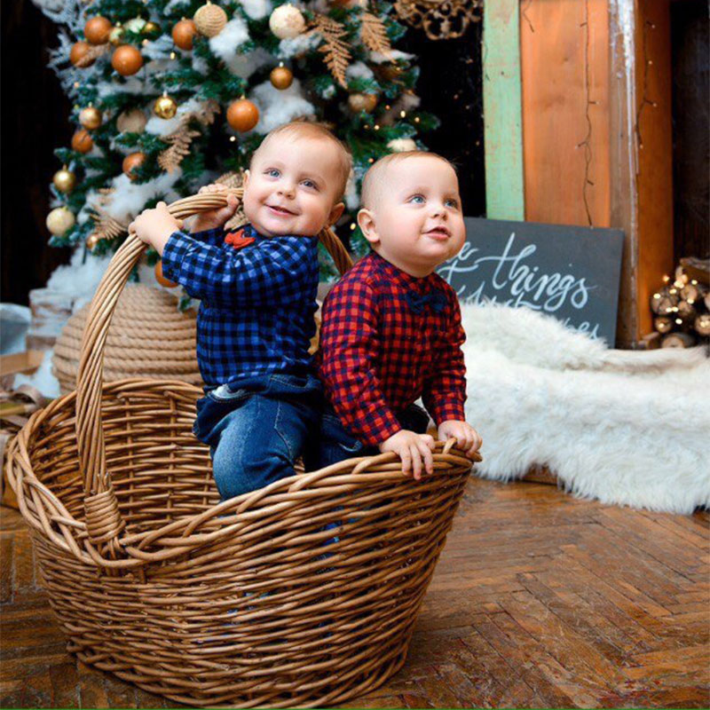 Ensemble de fêtes 4 pièces bébé garçon chemise + pantalon + gilet + noeud  pap' - rouge