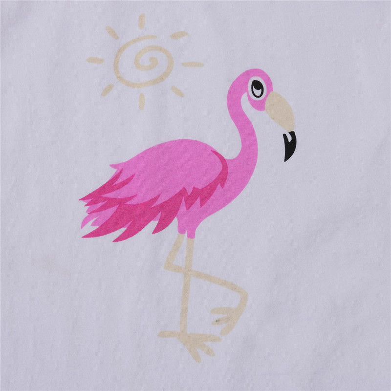 Robe avec flamant rose clearance
