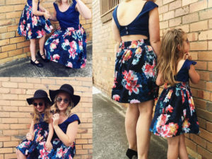 Robe PARISIENNE - Photos maman et fille enfant