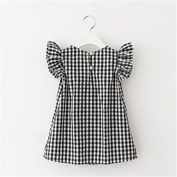 Dos de la robe pour fille