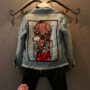 Veste denim fashion pour enfant fille