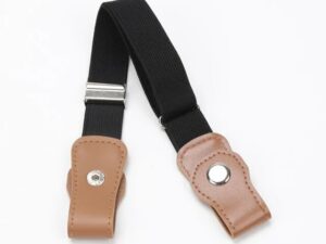 Ceinture élastique pour enfant fille ou garçon - couleur noire