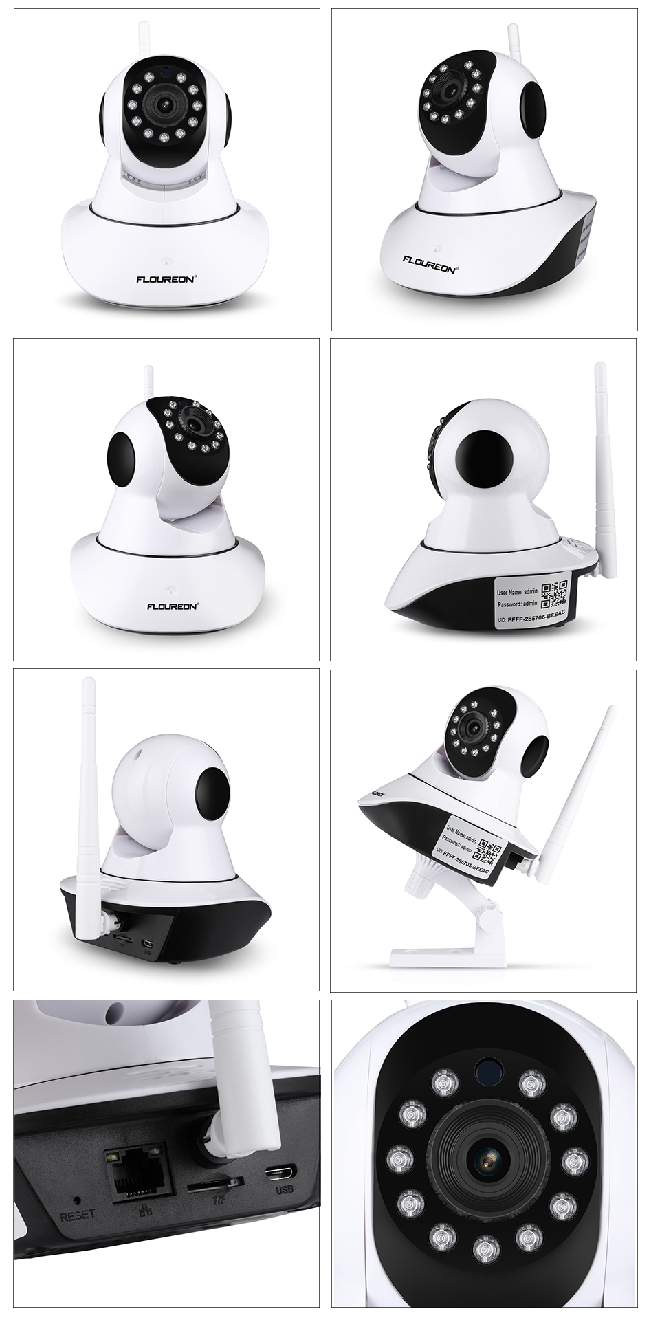 Vues Caméra sans fil pour surveiller bébé