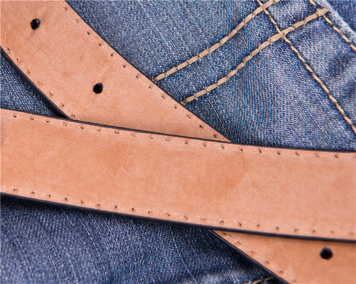 Matière cuir pu des ceintures pour garçons