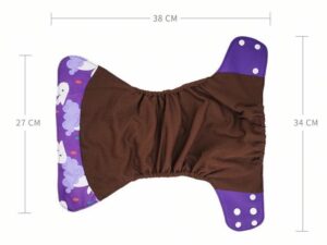 Dimensions couche réutilisable taille unique