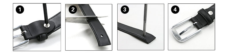 Comment couper la ceinture si elle est trop grande