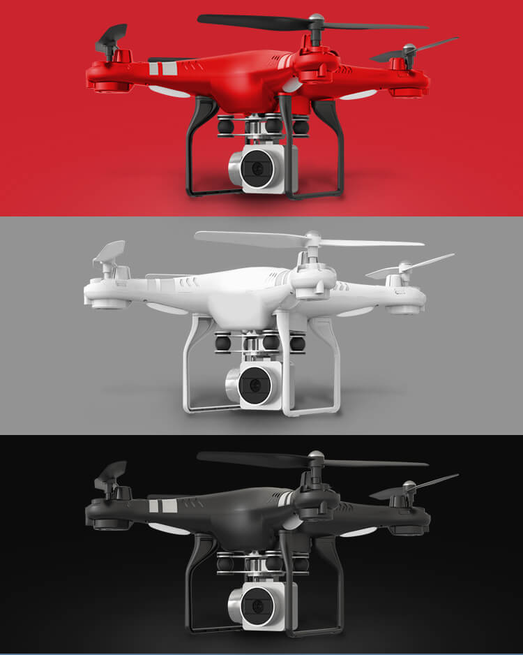 Drone SH5H couleur rouge, blanc ou noir