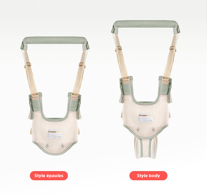 Deux façons d'utiliser le harnais pour bébé