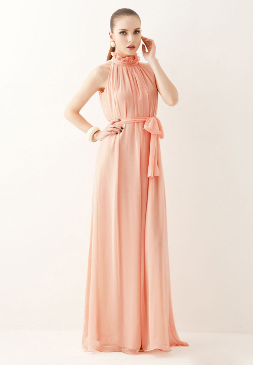 Robe longue et souple pour femme enceinte