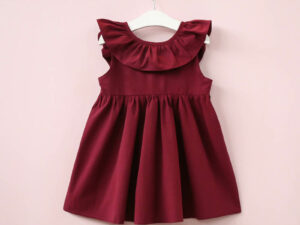 Robe LOLITA sans manches couleur bordeaux