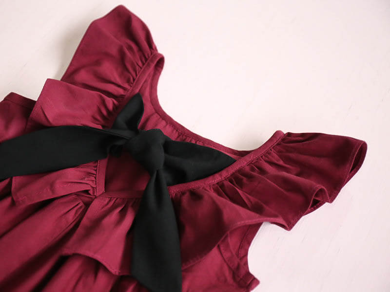 Jolie robe fille LOLITA avec nœud