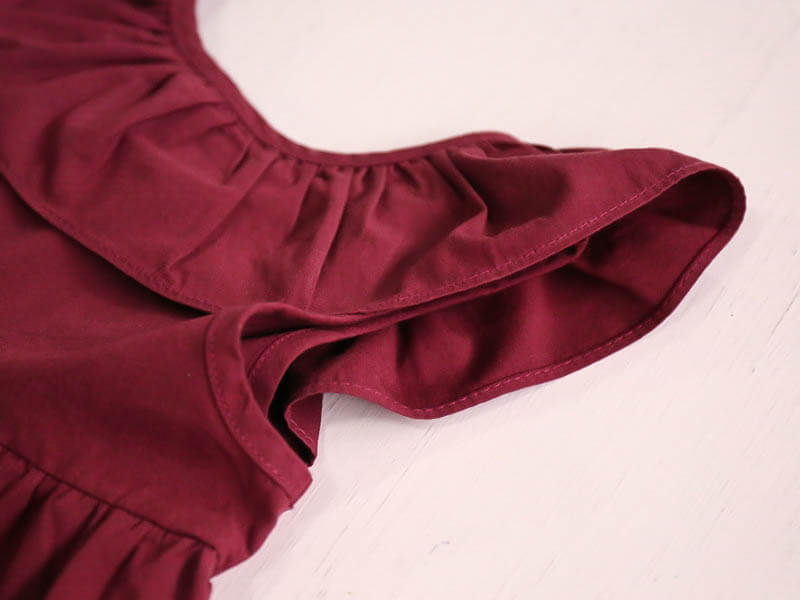 Robe fille sans manches