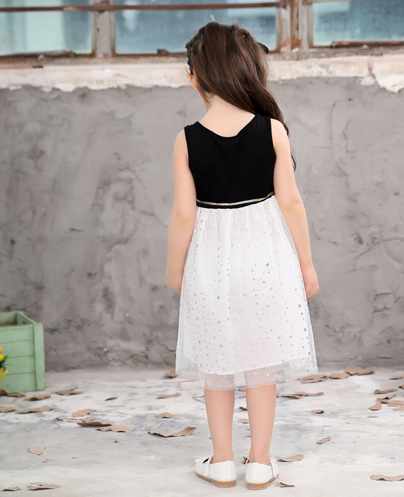 Robe fille pour Nôël et autres événements - Vue de derrière