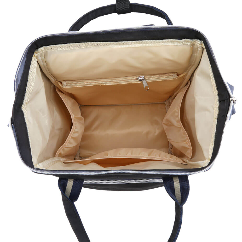 Intérieur du sac à langer noir