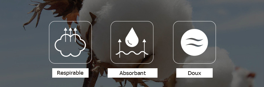 Serviette nouveau-né : respirable, absorbant, doux