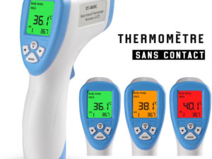 Thermomètre bébé / adulte sans contact couleur bleu