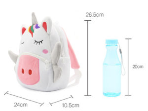 Dimensions du sac à dos licorne