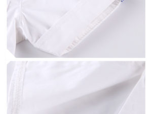 Ensemble garçon chemise blanche manches courtes