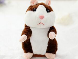 Peluches hamster couleur marron foncé