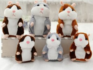 Peluches hamster qui répètent ce qu'on leur dit