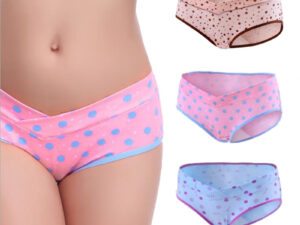 Culotte grossesse rose - Lot de 3 culottes taille basse