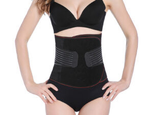 Ceinture post-grossesse (après-accouchement) couleur noir petite ou grande taille